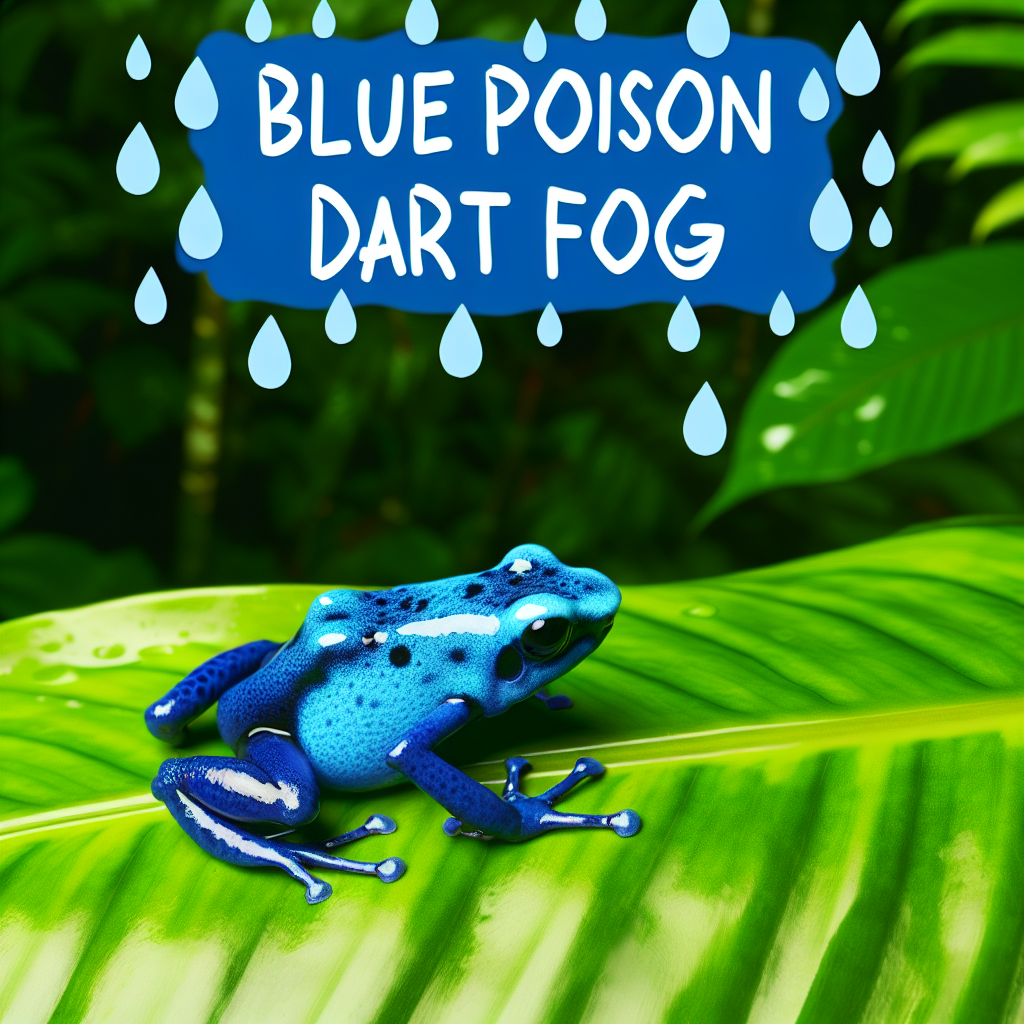 Blue Poison Dart Frog