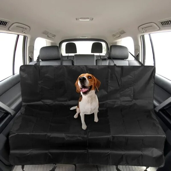 Dog Car Seat Cover Waterproof Pet Carrier Backseat Cushion Mat for Dogs Folding Cat Hammock Trunk Rear Back Seat - Image 4