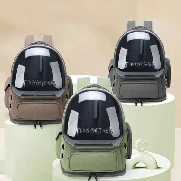 1pc Transparent Pet Carrier Bag Outdoor Travel Backpack for Cats Small Dogs Breathable Ventilated Cat Carrying Bag Pet Supplies - Image 5